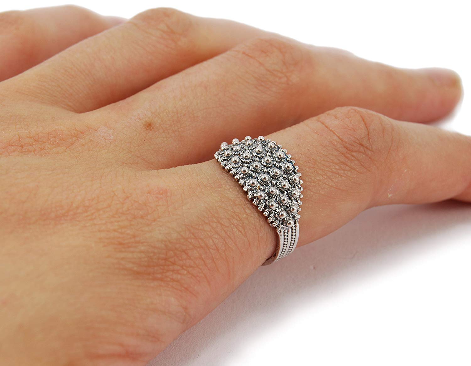 anello fede fedina fascia da fidanzamento in argento 925 filigrana sarda  3 fili