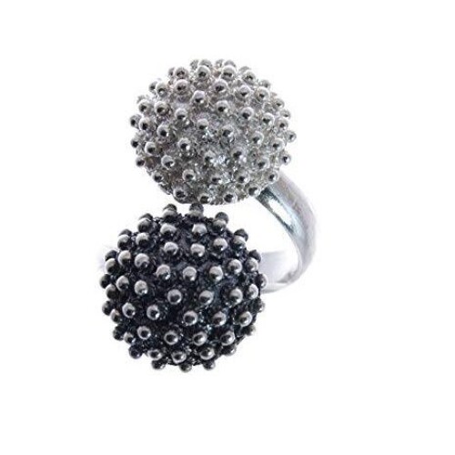 Anello Argento 2 More Bicolore