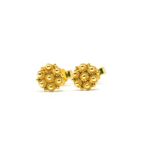 Orecchini Nido D’Ape oro 18k