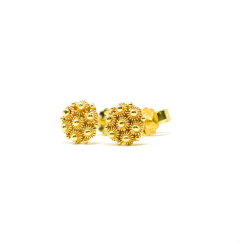 Orecchini Nido D’Ape oro 18k